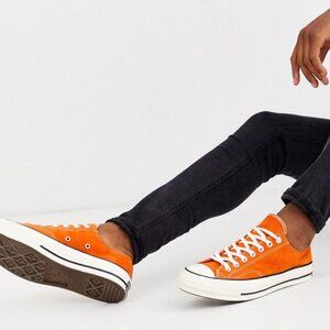 Orange Converse Chuck Taylor All Star Low Top